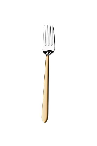 Narin Plaides Dessert Fork - Matte Gold - 12 Pieces