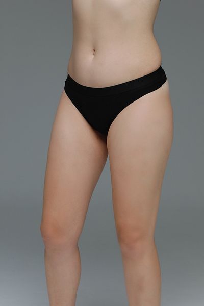 MİSTİRİK Model Paulo Tanga cu nervuri Snur flexibil Snur din bumbac Culoare neagra