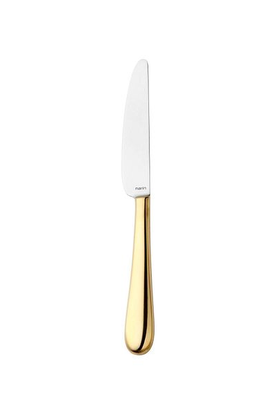 Narin Matte Gold Epsilon Food Knife - 12 Pieces