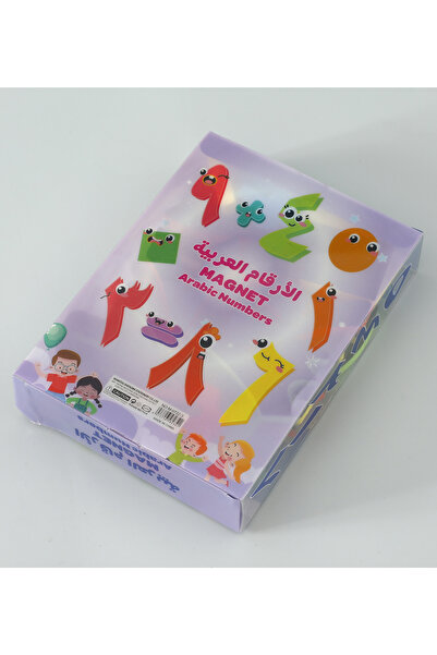 Fab N Funky Arabic Numbers Magnet Toy High Quality, Non-Toxic, Plastic, 3 Years+ - 32 Pieces