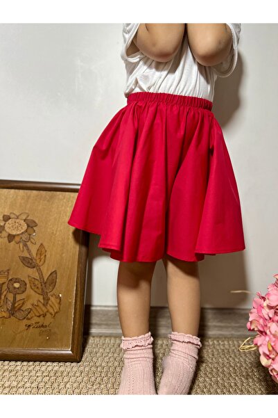 DİVİSTA Girl's Red Skirt