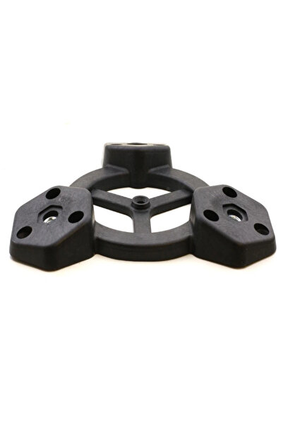 NUBLADO Mobilier Masă Masă de cafea Aparatură de conectare triplă din plastic Bază pentru picioare cu unghi (5 buc.).