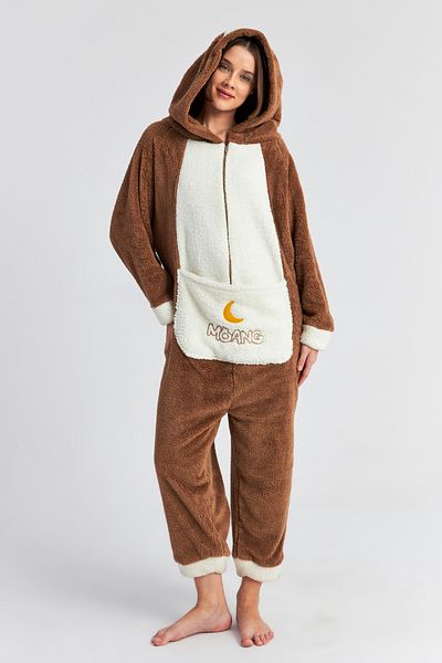 Ecrou Γυναικεία φόρμα καφέ Moang Pocket Rabbit Welsoft