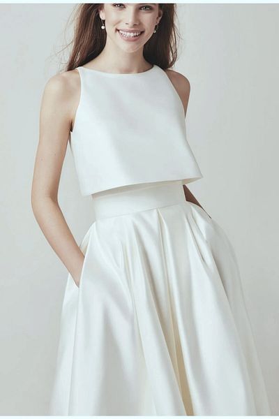 NSMLİFE Women's Satin Evening Dress Open Back Oval Cut Bustier