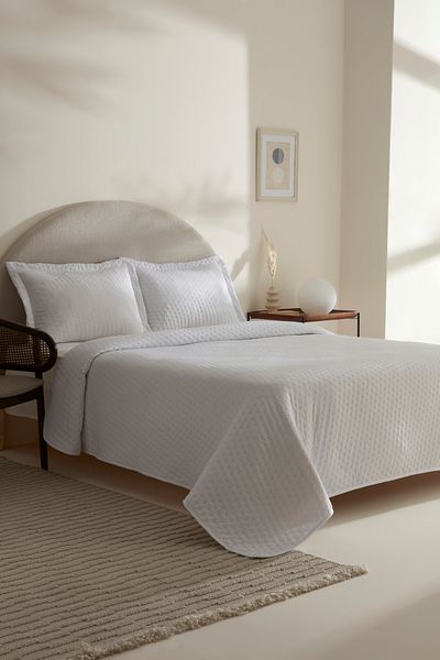 Karaca Home Offwhite Breeze Soft Double Bedspread