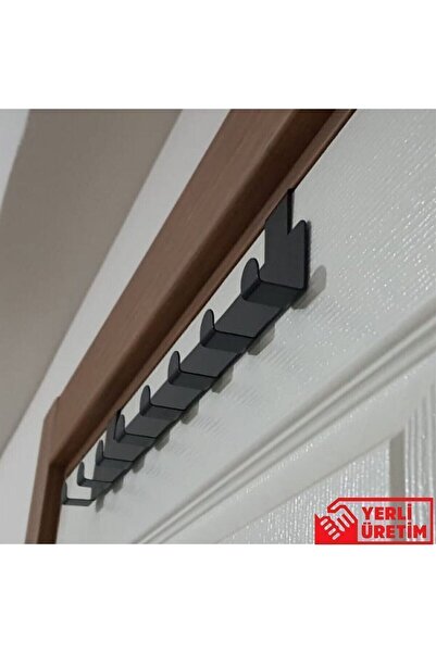 MRl Metal Mat Siyah Amerikan Kapı Arkası Askılık Organizer Askılık Ve Banyo Kapı Arkası Mka868