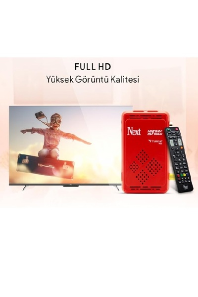 NEXT NEXTSTAR Youtube Destekli Tak Çalıştır Mini Full HD Uydu Alıcısı 1 Yıl Free İp TV Hediye Wifi Anten Hediye