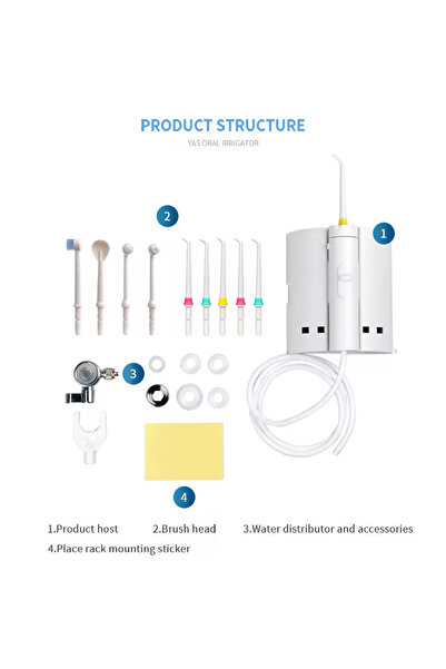 charmerprincesses Başlıklı Musluk Ağız Duşu diş temizleme sulu diş ipi sulu d...