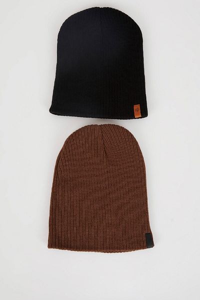 DeFacto Мъжки трикотаж Basic Plain Baret от 2 части C7193ax24wn