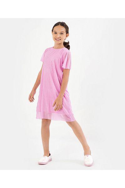 Primo Gino Shimmer Party Dress - Pink