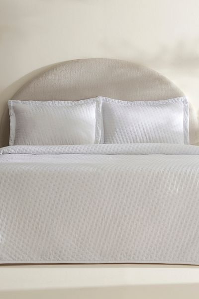 Karaca Home Offwhite Breeze Soft Double Bedspread