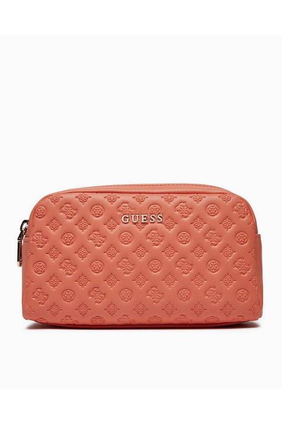Guess Make-up-Tasche mit doppeltem Reißverschluss
