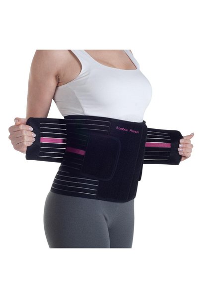 Owli Bamboo Premium Extra Sıkılık Kemeri Siyah