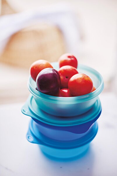 Tupperware Three Sugar Parties 600 ml * 3 Navy Blue Green Blue Colors