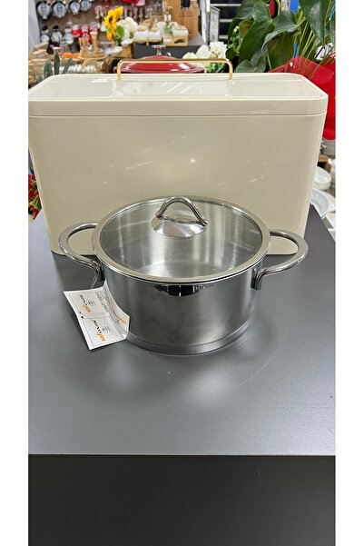 SAFINOX VİSİON 20 CM TEL KULPLU CAM KAPAKLI ÇELİK TENCERE