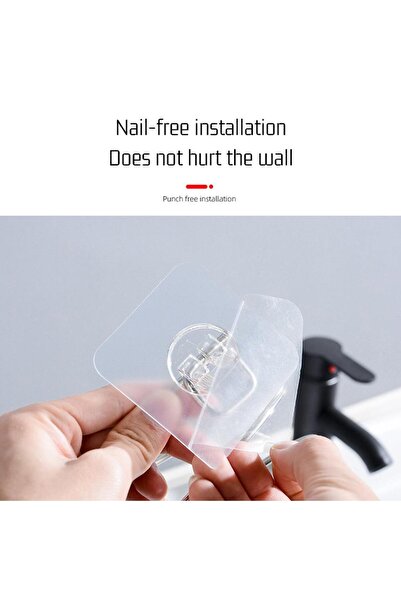 Alper Banyo Adhesive Black Bathroom Blow Dryer Organizer |   Stylish Design |   Easy Assemble