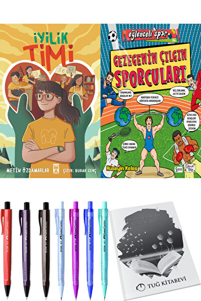 Genç Timaş Gezegenin Çılgın Sporcuları ve İyilik Timi 2li Set + Hediyeli