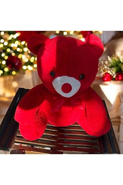 Home Kırmızı Peluş Ayıcık – Yılbaşı ve Sevgililer Günü İçin Özel Tasarım ( 50cm)