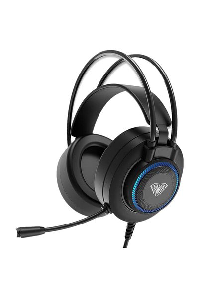 Aula سماعة ألعاب سلكية S601 فوق الأذن مزودة بميكروفون لأجهزة PS4/PS5/XOne/XSeries/NSwitch/PC
