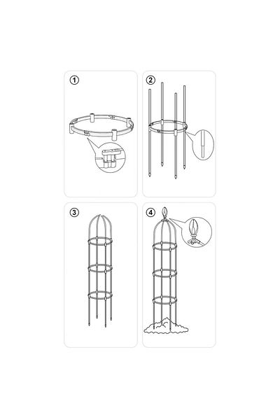 Generic Planting climbing holder 19x115cm