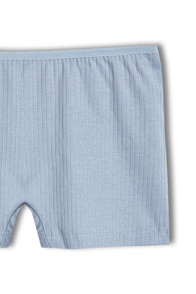 HNX Chiloți boxer damă din bumbac cu nervuri