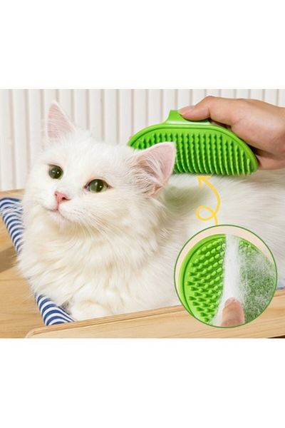 evimdeyokyok Pet Silicone Feather Collection Washing Brush