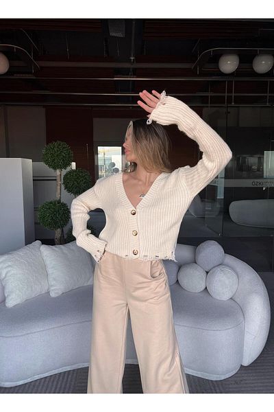 TamSeninTarzin Morena Ribbed Cardigan
