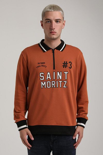 NEW WORLD POLO Crew Neck Tile Slim Fit Sweatshirt 24Fwm60207
