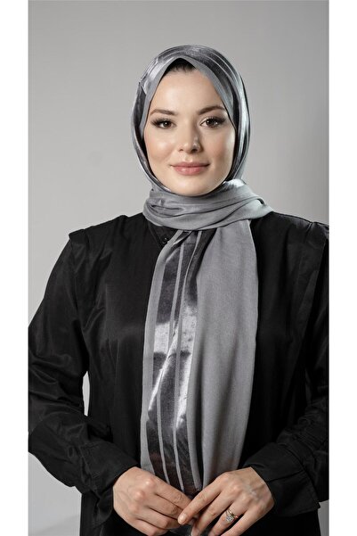 HÜRREMBONE SARAYDAN GELEN GÜZELLİK شال مخطط رمادي قماش فيسكوز بورصة دولاما 20...