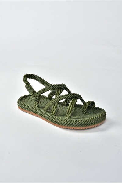 Fox Shoes Khaki dámské sandály F470135104