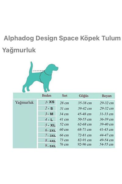 Alphadog Wild POLARLI Small Breed Dog Raincoat Jumpsuit