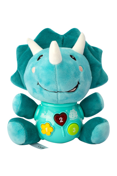 Fab N Funky لعبة ديناصورات محشوة بالصوت والضوء SL88025 - 23.5 سم