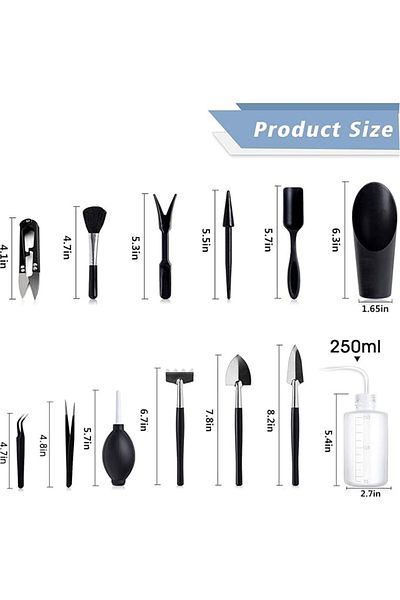 Generic مجموعة أدوات صغيرة للزراعة للمنزل مكونة من 13 قطعة