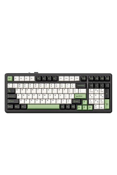 Aula F99 95% Tri-Mode RGB Wireless Mechanical Gaming Keyboard Pre-lubed Walvis Sea Switches Hot-swappable