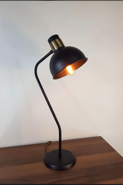 AG LightDesign Siyah Çalışma Masa Lambası Dekoratif Metal
