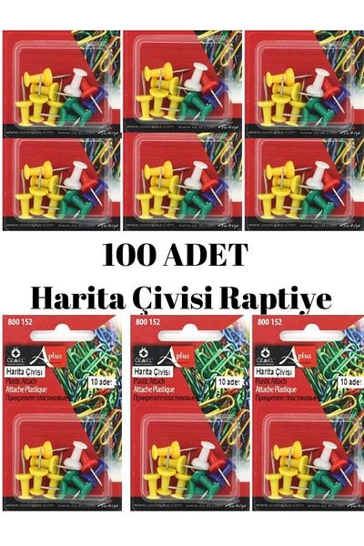 ÖZ-EL AŞ 100Pcs Map Nails Fastener - 800 152 Clipboard Nails