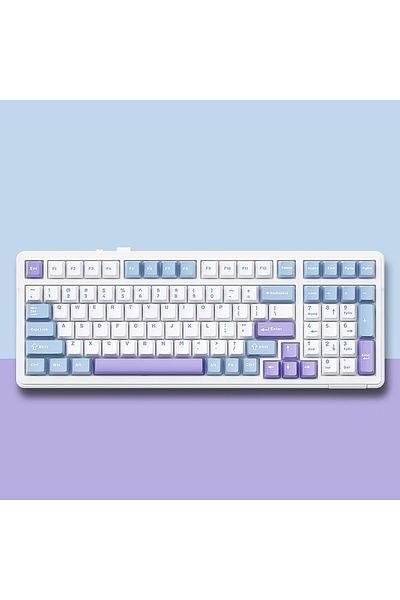 Aula F99 95% Tri-Mode RGB Wireless Mechanical Gaming Keyboard, Pre-lubed Reaper Switches Hot-swappable