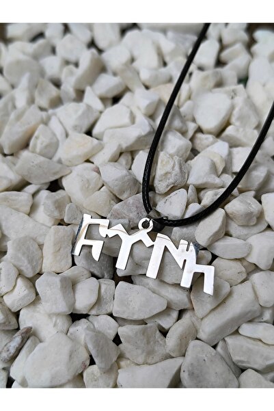 Esey Dizayn Göktürk Türk Çelik Kolye -  İNCE ve HAFİF ÜRÜN