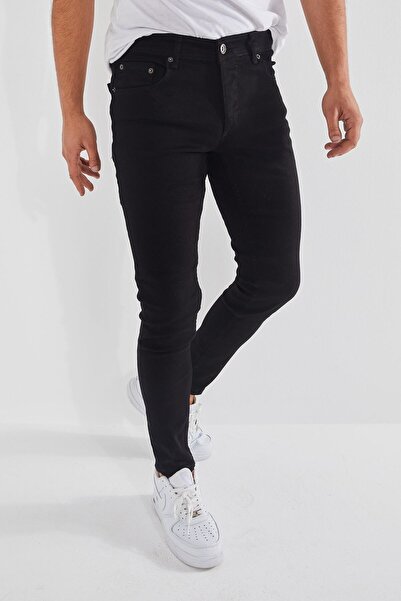 Dr Dnm Remix Чоловічі джинси Slim Fit з еластаном, чорні, прямі