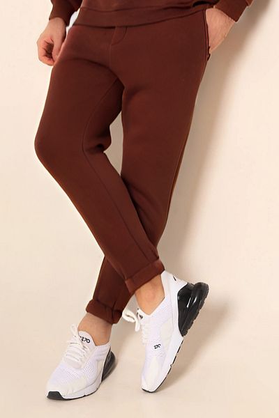 BayBayan Ανδρικό Jogger Oversize Φούτερ με ελαστικά πόδια