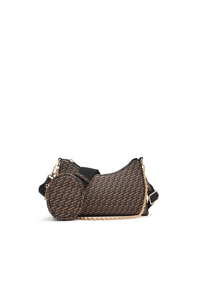 Call it Spring Women's Brown Cross Body Bag With Single Compartment