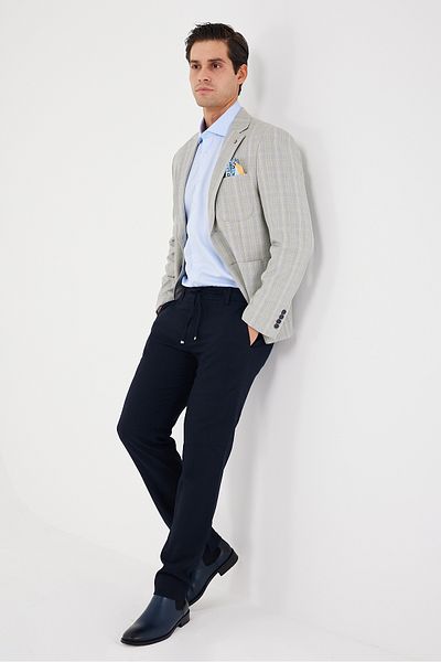 ACTUAL Blazer Blue Slim Fit - 7141-R-4 Jachetă simplă