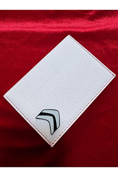 ATTA PAZARLAMA حامل ترخيص من الجلد الأبيض من زجاج شبكي منقوش، حافظة ترخيص، مح...