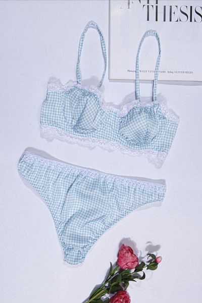 Rubuvi Sienna Model Set de lenjerie intima din satin neconsolidat din dantela cu sârmă pentru femei