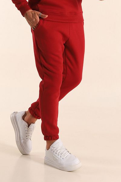 BayBayan Ανδρικό Jogger Oversize Φούτερ με ελαστικά πόδια