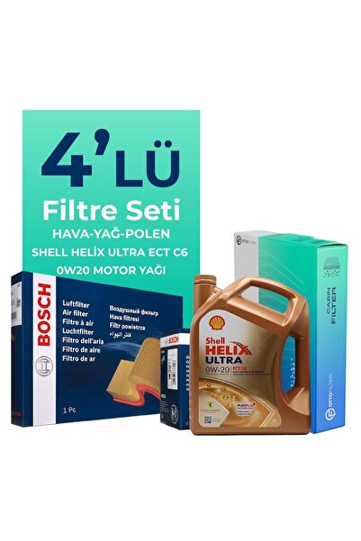 Bosch Hyundai Tucson 1.6 Dizel Filtre Bakım Seti Shell Motor Yağlı (2020-2024...