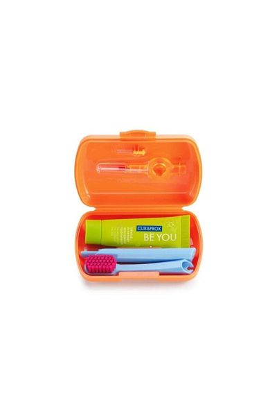 Curaprox Dental Care Travel Set Orange