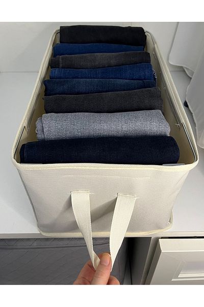 Sertil Tela Cream Rack Organizer - Πτυσσόμενος Οργανωτής Ρούχων 45x25x20