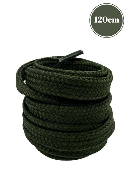 Mag Shoes Care Khaki Flat Plain Sports Shoelaces. 120cm. 1 Pair. 2 Pieces.