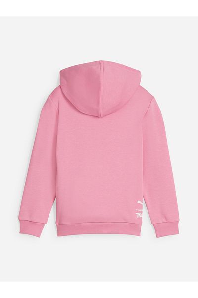 Puma Trolls Graphic Print Hoodie with Long Sleeves